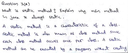 MCS 024 Assignment 2018-19 question 3A Solution - IGNOU MCA